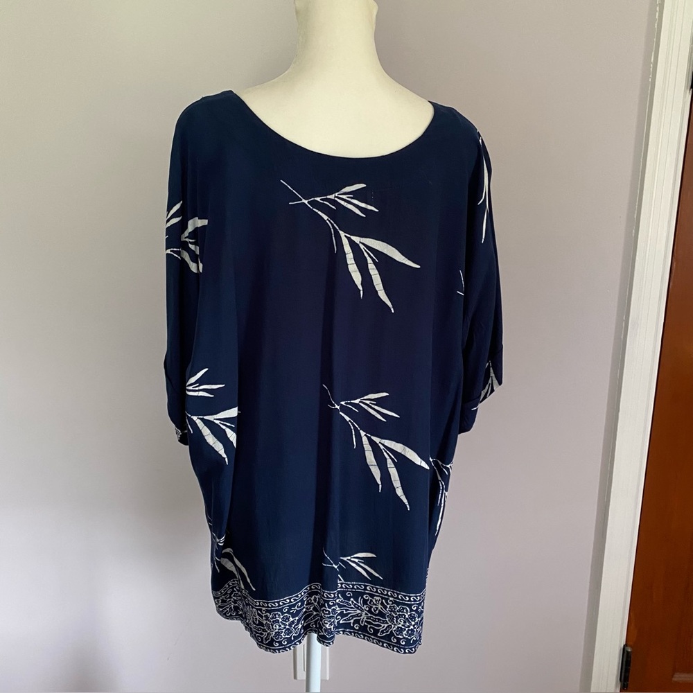 Novica Batik Rayon Top